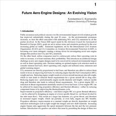 مقاله ترجمه شده طراحی موتورهای هوایی آینده: یک دید استنتاجی